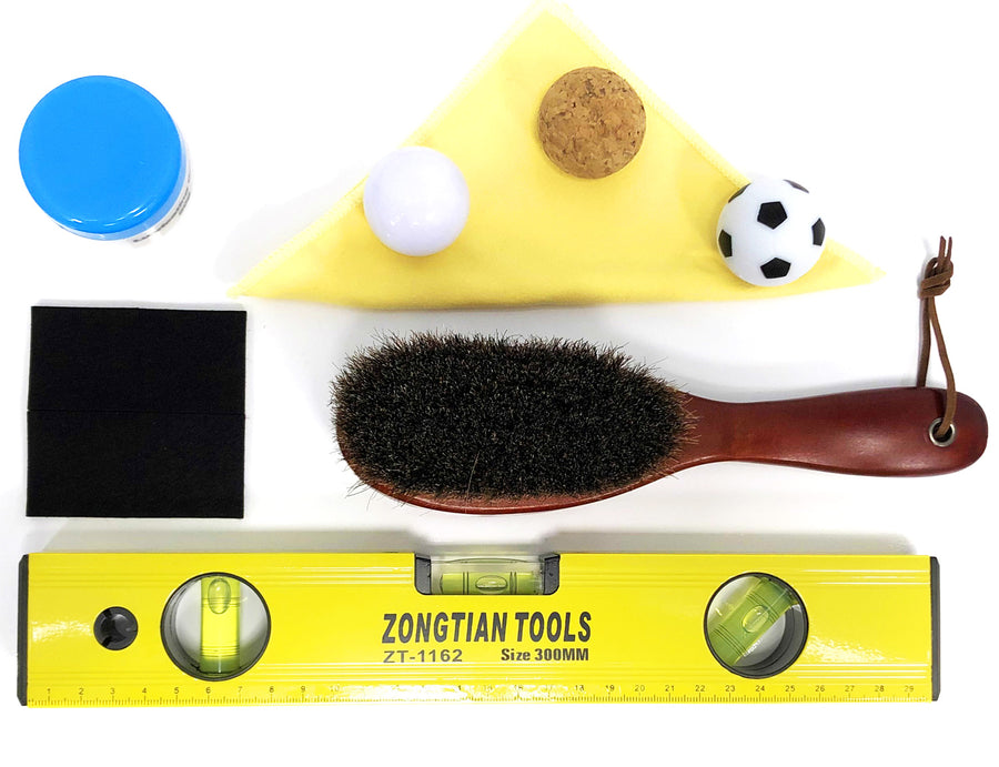 Kit d’entretien pour babyfoot, exemple d’accessoires