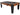 Table multi jeux bois foncé rotative 7FT billard - hockey - Ping-pong