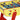 Baby foot Stella Home jaune