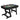 Baby foot pliable Zizou bois noir