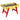 Baby foot Stella Home jaune