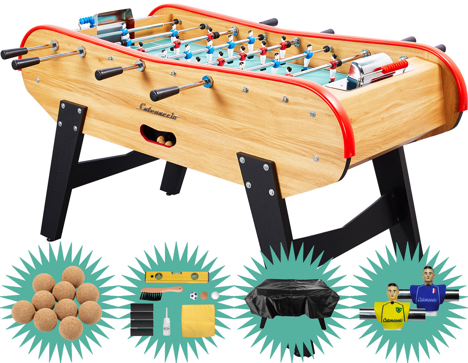 Babyfoot NEW CAMP ROBERTO SPORT BLEU ET ROUGE Babyfoot NEW CAMP ROBERTO SPORT BLEU ET ROUGE